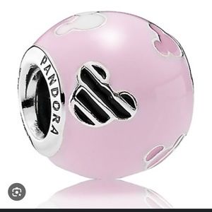 Disney x Pandora Mickey Mouse icon charm pink